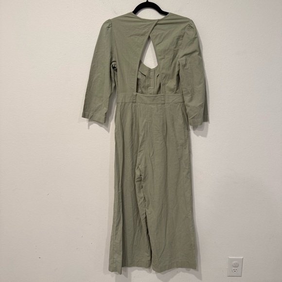 Free People Back Into It Jumpsuit in Agave Silk XS - Picture 6 of 6